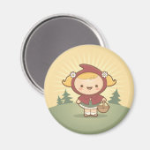 Petit aimant rouge (Recto/Verso)