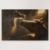Petit Ami | Cheval et Chat | Puzzle (Horizontal)