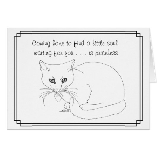 Petit ami de chat (Devant horizontal)