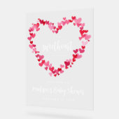 Petit amour Valentine Baby shower Bienvenue (Angle)