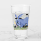 Petit âne et verre de marguerite (Dos)