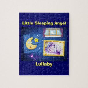 Petit Ange couchant Puzzle photo avec boîte cadeau