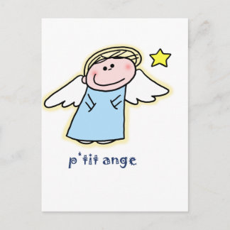 Petit Ange (kleine engeltje in het Frans) Briefkaart
