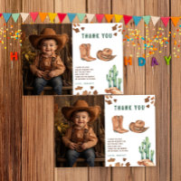 Petit anniversaire de cowboy Merci