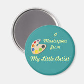 Petit Artiste Aimant Personnalisé MM18N (Recto/Verso)
