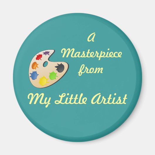 Petit Artiste Aimant Personnalisé MM18N (Devant)