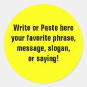 Petit Autocollant (1½ Pouce) (Devant)