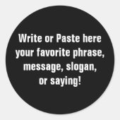 Petit Autocollant (1½ Pouce) (Devant)