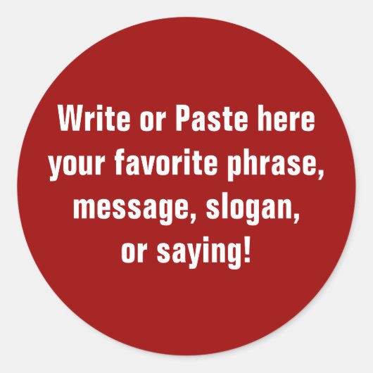 Petit Autocollant (1½ Pouce) (Devant)