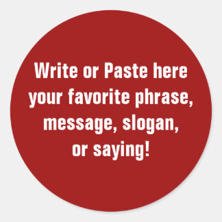 Petit Autocollant (1½ Pouce)