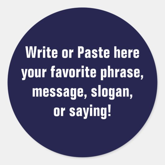 Petit Autocollant (1½ Pouce) (Devant)