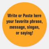 Petit Autocollant (1½ Pouce) (Devant)