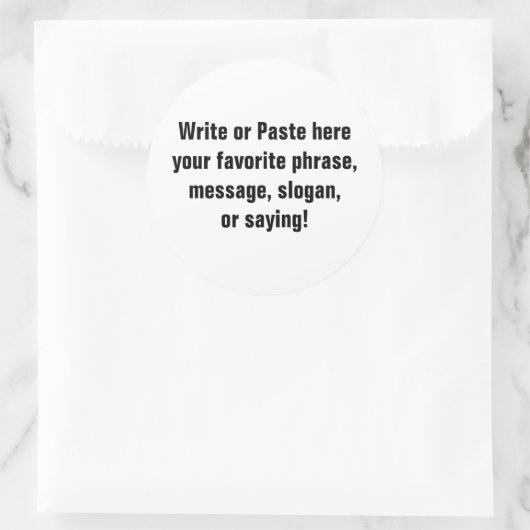 Petit Autocollant (3 Pouces) (Sac)