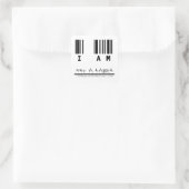 Petit autocollant - Pas une étiquette (Sac)