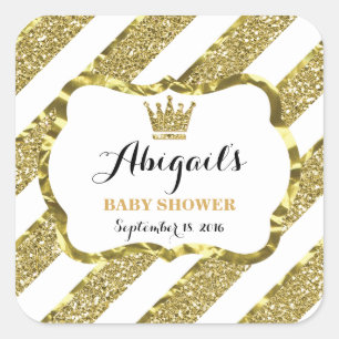 Petit Autocollant Prince, Parties scintillant Or F