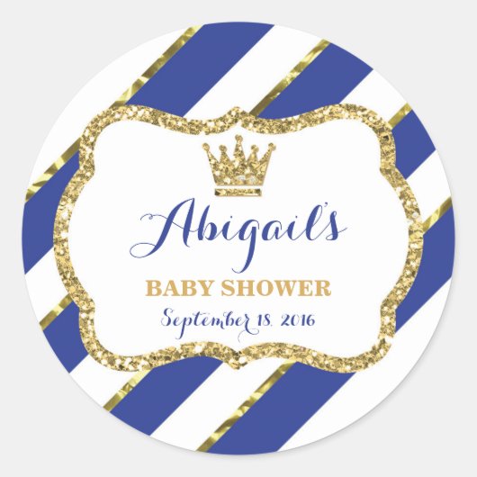 Petit Autocollant Prince, Parties scintillant Roya (Devant)