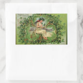 Petit Autocollant Shamrock doux (Sac)