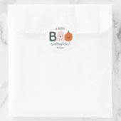 Petit Baby shower Boo Sticker Classic Round (Sac)