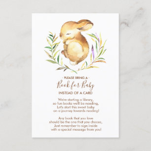 Petit Baby shower Bunny livre pour la carte bébé