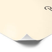 Petit Baby shower Citrouille Affiche de bienvenue  (Coin)