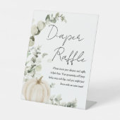 Petit Baby shower Citrouille Déchets Signe (Recto)