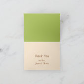 Petit Baby shower Citrouille Merci Cartes (Intérieur)