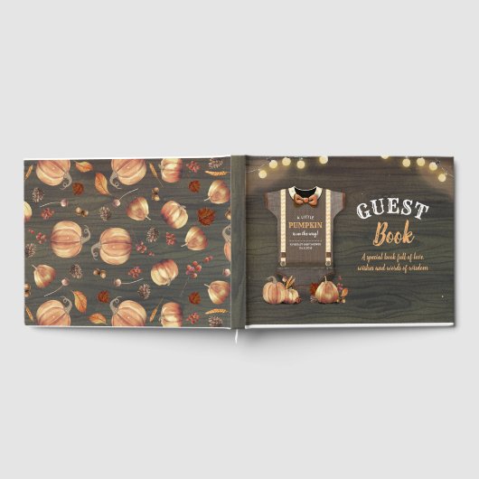 Petit Baby shower Citrouille Rustic Fall Livre d'i (Complet)