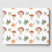 Petit Baby shower de champignons Livre d'invité (Verso)