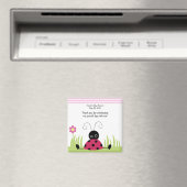 Petit Baby shower de coccinelle / Aimant favori d' (In Situ (Lave-vaisselle))