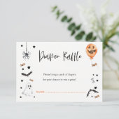 Petit Baby shower de livre Carte de tombole (Debout devant)