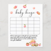 Petit baby shower de pêche jeu de bingo Papier feu (Devant)