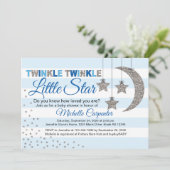 petit baby shower étoile scintillant invitation po (Debout devant)