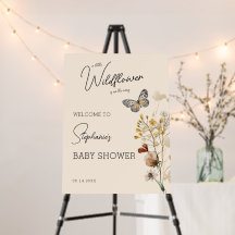Petit Baby shower Fleur sauvage