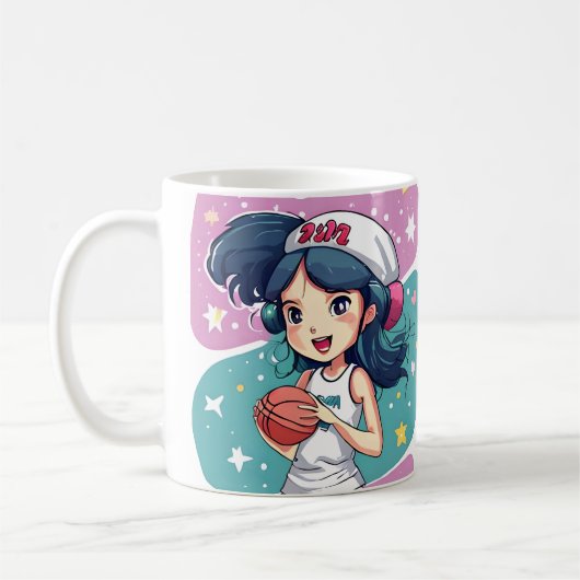 Petit Baller Babe Café Mug (Gauche)
