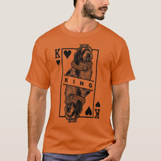 Petit Basset Griffon Vendeen King of Hearts PBGV D T-shirt