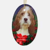 Petit Basset Griffon Vendeen Ornement de Noël (Gauche)