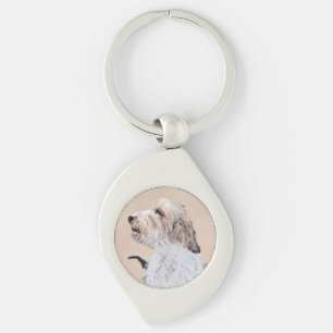 Petit Basset Griffon Vendéen Painting - Dog Art Sleutelhanger