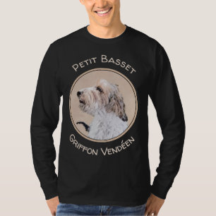 Petit Basset Griffon Vendéen Painting - Dog Art T-shirt