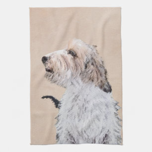 Petit Basset Griffon Vendéen Painting - Dog Art Theedoek