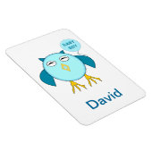 Petit Bébé Bleu Petit Chou Magnet (Côté Droit)