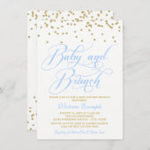 Petit bébé Brunch Baby Douche Invitations (Devant / Derrière)