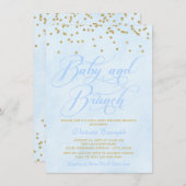 Petit bébé Brunch Baby Douche Invitations (Devant / Derrière)