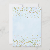 Petit bébé Brunch Baby Douche Invitations (Dos)