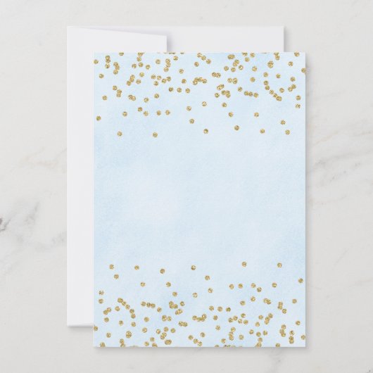 Petit bébé Brunch Baby Douche Invitations (Dos)