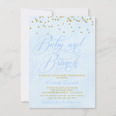 Petit bébé Brunch Baby Douche Invitations (Devant)