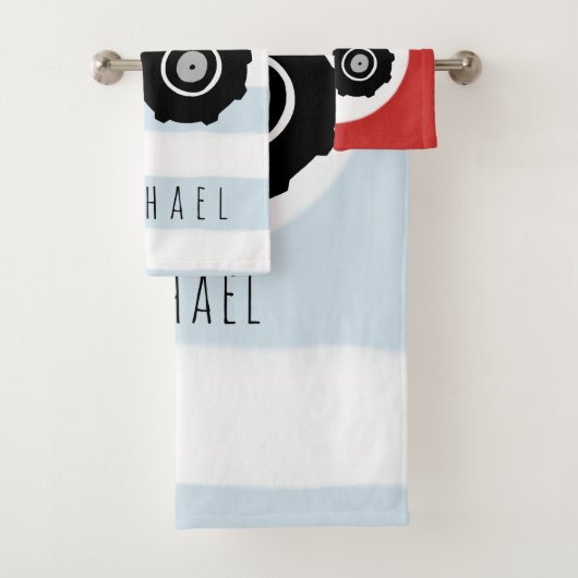 Petit bébé Doodle Doodle Red Farm Tracteur de nom (En situation)