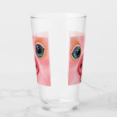 Petit bébé en verre de porc sourire - drôle (Gauche)