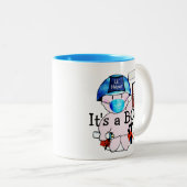 Petit Bébé Garçon Carpenter Stud Mug (Devant droit)