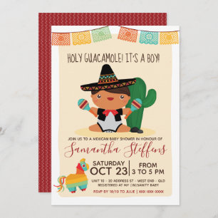 Petit bébé Mariachi Baby shower Invitation