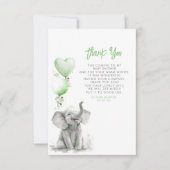 Petit bébé mignon Merci éléphant (Devant)